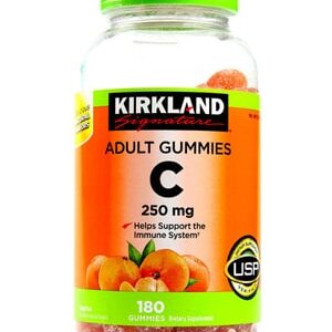 Kẹo dẻo bổ sung Vitamin C Kirkland Adult Gummies C 250mg của Mỹ
