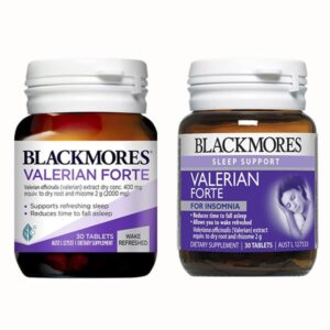 Viên uống hỗ trợ giấc ngủ Blackmores Valerian Forte 2000mg Úc