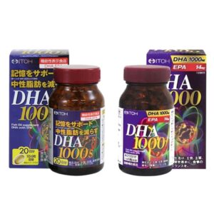 Viên Bổ Não Dha 1000mg & Epa 14mg  Itoh 120 Viên của Nhật