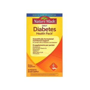 Nature Made Diabetes Health Pack 60 Gói Mỹ – Hỗ Trợ Điều Hòa Tiểu Đường