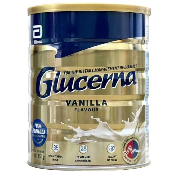 Sữa Glucerna 850g Của Úc Dành Cho Người Tiểu Đường Hỗ Trợ Kiểm Soát Đường Huyết
