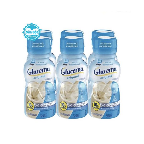 Sữa Glucerna Original dạng nước thùng 24 chai 237ml