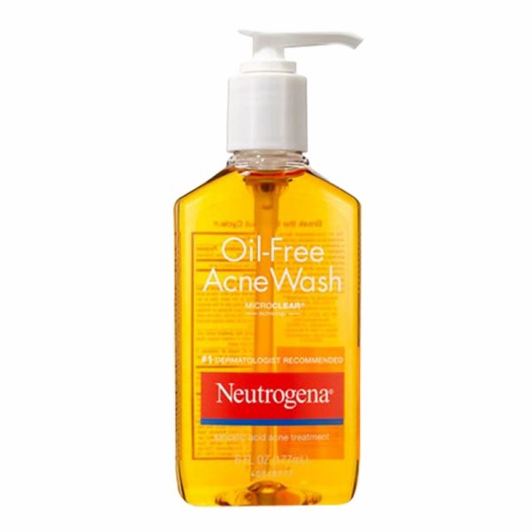 Sữa rửa mặt Neutrogena Oil Free Acne Wash 177ml của Mỹ