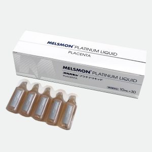 Nhau thai ngựa Melsmon Platinum Liquid Placenta 30 ống của Nhật Bản