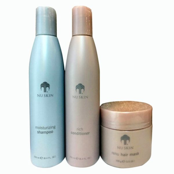 Bộ 3 sản phẩm dầu gội, xả và kem ủ tóc Nuskin Moisturizing