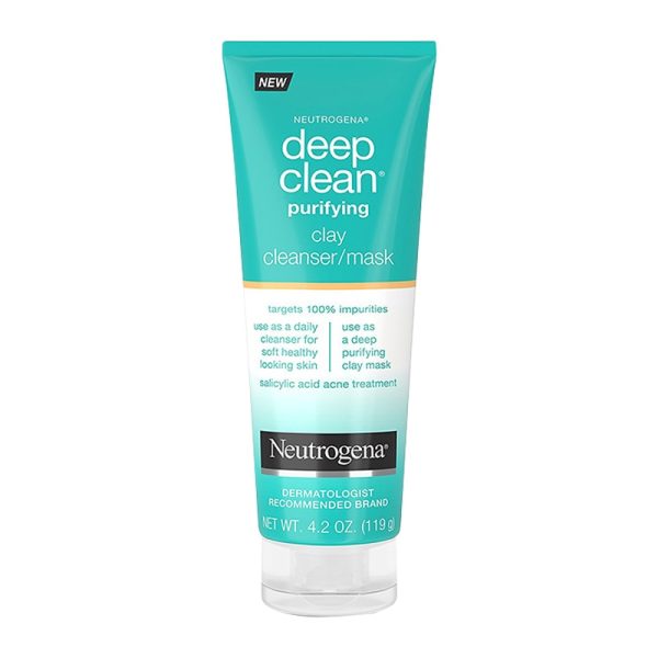 Sữa rửa mặt Neutrogena Deep Clean Cleanser/Mask 119g của Mỹ
