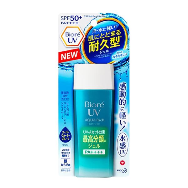 Kem chống nắng biore uv aqua rich watery gel spf50+ pa++++ 2018