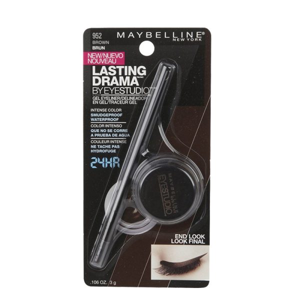 Gel kẻ mắt Maybelline Lasting Drama 24h màu đen của Mỹ