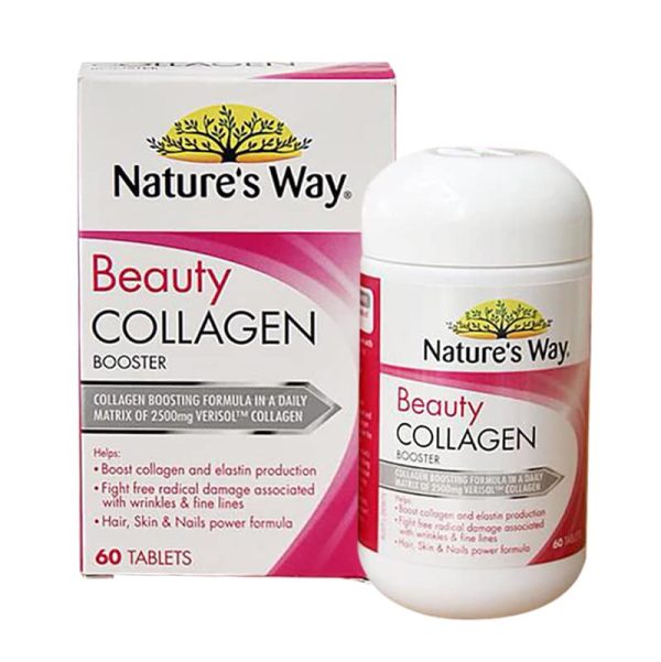 Viên uống đẹp da Beauty Collagen Booster Nature's Way Của Úc