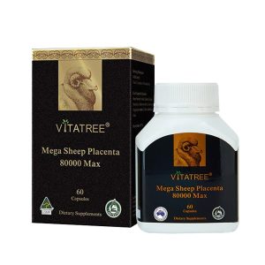 Viên nhau thai cừu Vitatree Mega Sheep Placenta 80000 Max 60 viên