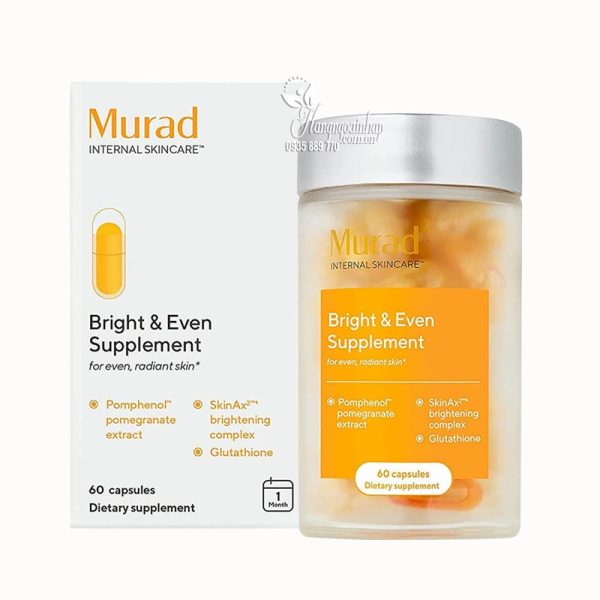 Viên uống chống nắng Murad Bright & Even Supplement của Mỹ
