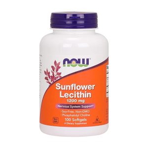 Viên uống chống tắc tia sữa Now Sunflower Lecithin 1200mg