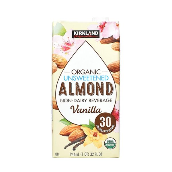 Sữa hạnh nhân không đường Kirkland Organic Almond 946ml
