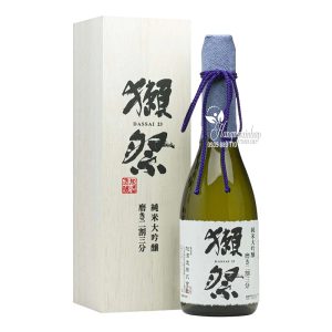 Rượu sake Dassai 23 Junmai Daiginjo của Nhật Bản hộp gỗ