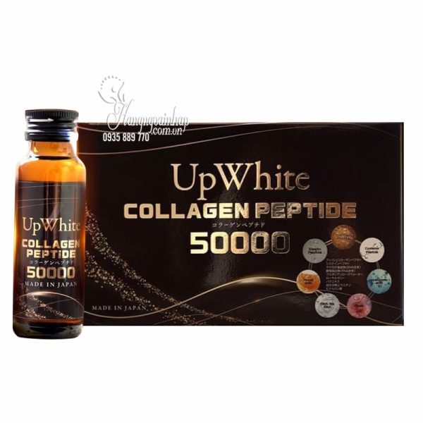 Nước uống trắng da Up White Collagen Peptide 50000 Nhật Bản