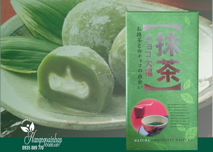 banh-mochi-tra-xanh-daifuku-hop-18-cai-nhat-ban-1 Bánh Mochi trà xanh Daifuku hộp 18 cái của Nhật Bản