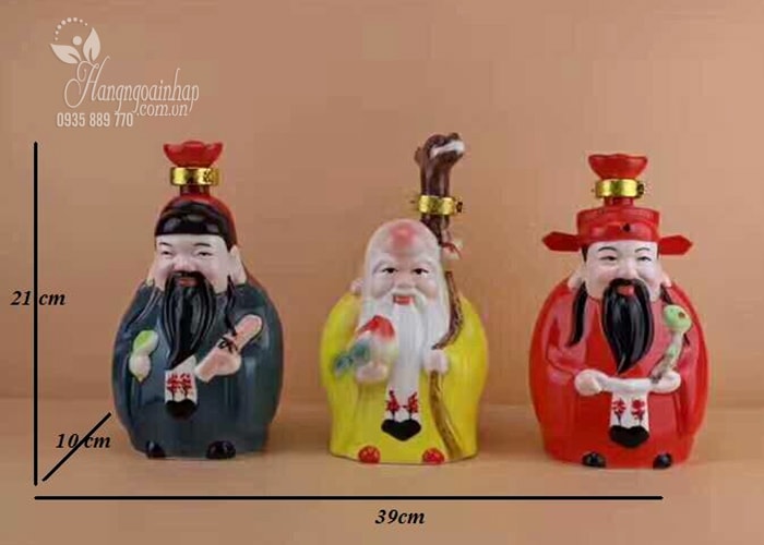 bo-ruou-nhat-3-vi-phuc-loc-tho-cua-nhat-ban-5 Bộ rượu tam tiên Phúc Lộc Thọ của Nhật Bản
