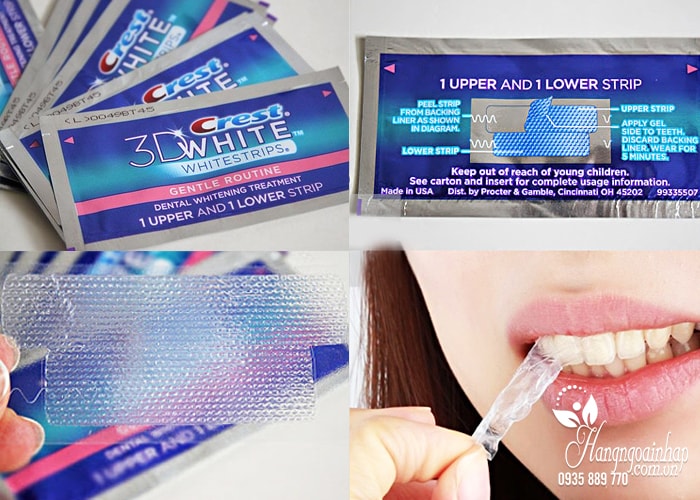 bo-san-pham-tay-trang-rang-crest-3d-white-no-slip-whitestrips-with-light-2-min Bộ sản phẩm tẩy trắng răng Crest 3D White No Slip Whitestrips With Light của Mỹ