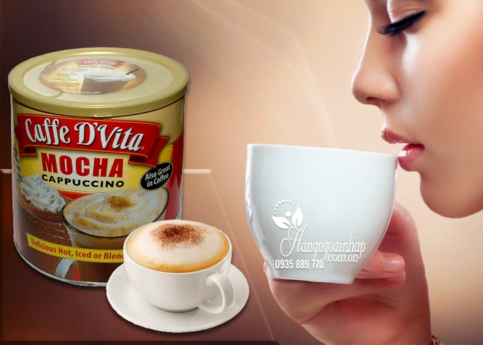 bot-ca-phe-caffe-dvita-mocha-cappuccino-18-kg-1-min Bột cà phê hòa tan Caffe D’Vita Mocha Cappuccino