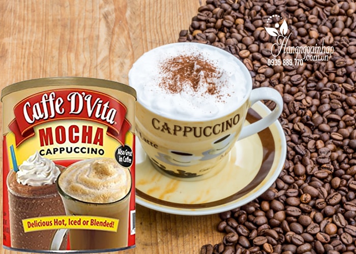 bot-ca-phe-caffe-dvita-mocha-cappuccino-18-kg-4-min Bột cà phê hòa tan Caffe D’Vita Mocha Cappuccino 1,8kg