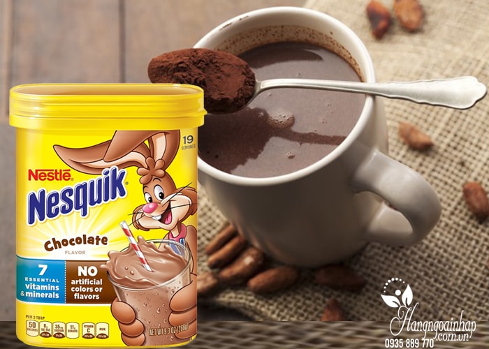 bot-cacao-sua-nestle-nesquik-226-g-cua-my-1 Bột cacao pha sữa Nestle Nesquik Chocolate 266g của Mỹ