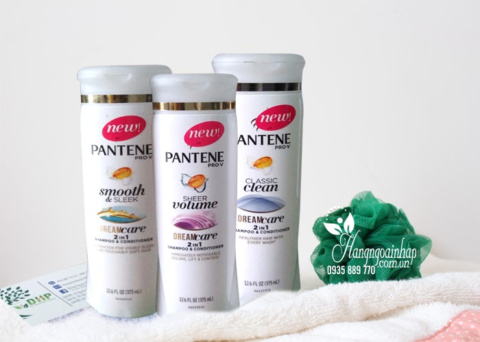 dau-goi-xa-pantene-2-in-1-375-ml-cua-my-1 Dầu gội xả 2 in 1 Pantene Pro-V Dream Care 375ml của Mỹ