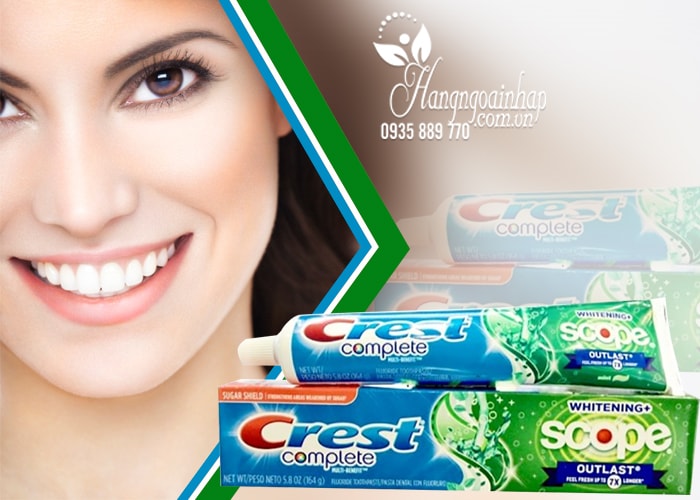 kem-danh-rang-crest-complete-164-g-cua-my-2 Kem đánh trắng răng Crest Complete Whitening Scope Outlast 164g của mỹ