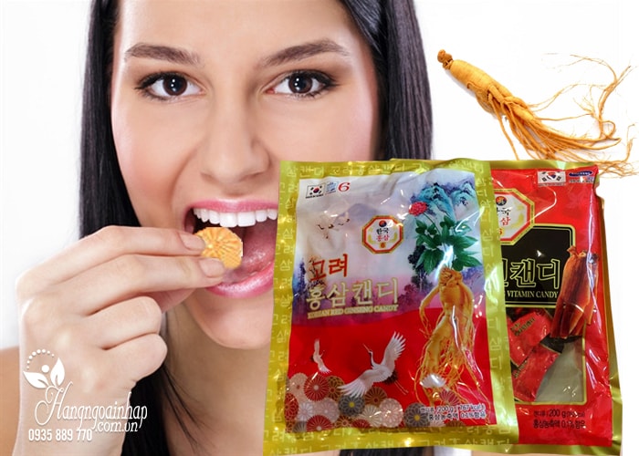 keo-sam-han-quoc-200-g-6 Kẹo hồng sâm con hạc Red Ginseng Candy 200g của Hàn Quốc