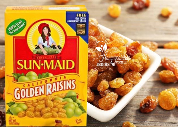 nho-kho-sun-maid-golden-raisins-425-g-cua-my-1 Nho khô hộp vàng Sun Maid Golden Raisins 425g của Mỹ