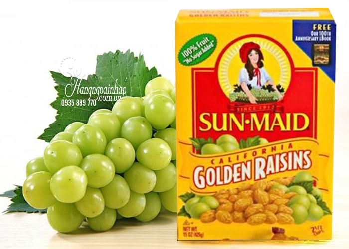 nho-kho-sun-maid-golden-raisins-425-g-cua-my-2 Nho khô hộp vàng Sun Maid Golden Raisins 425g