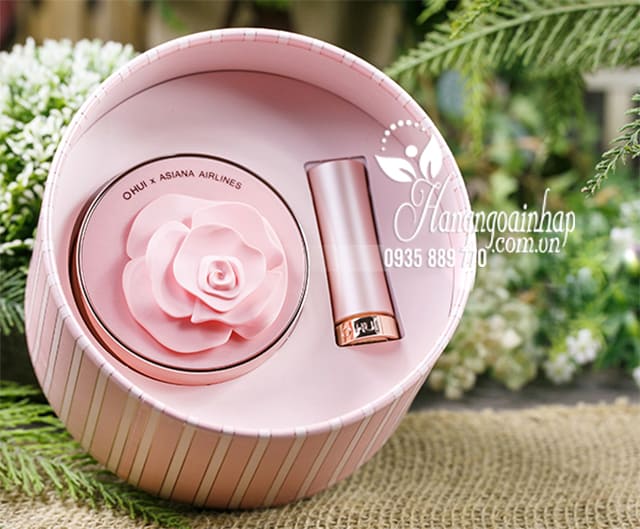 set-phan-nuoc-va-son-ohui-ultimate-cover-moisture-cua-han-3 Set phấn nước và son Ohui Ultimate Cover Moisture của Hàn 1