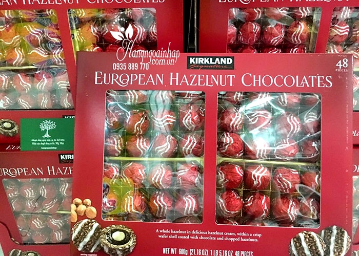 socola-kirkland-signature-european-hazelnut-chocolates-48-vien-cua-my-3 Socola bọc hạt phỉ Kirkland European Hazelnut Chocolates 48 viên