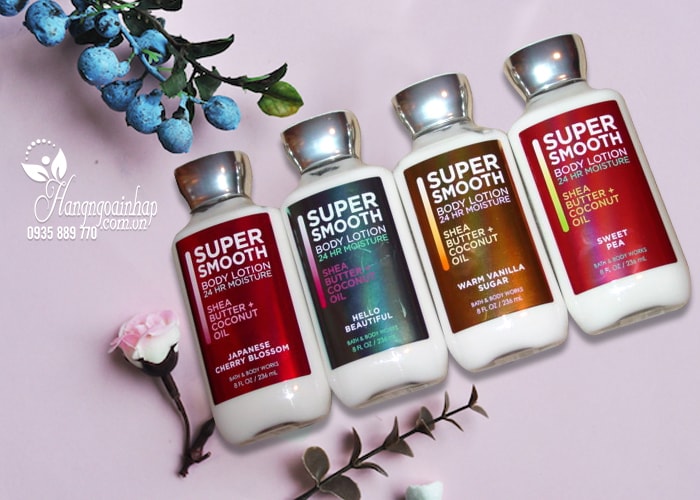 sua-duong-the-super-smooth-body-lotion-bath-body-works-1 Dưỡng thể Bath and Body Works Super Smooth 236ml của Mỹ