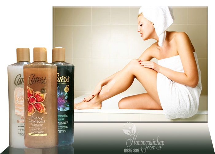 sua-tam-duong-da-huong-hoa-caress-532-ml-cua-my-4 Sữa tắm Caress 532ml của Mỹ