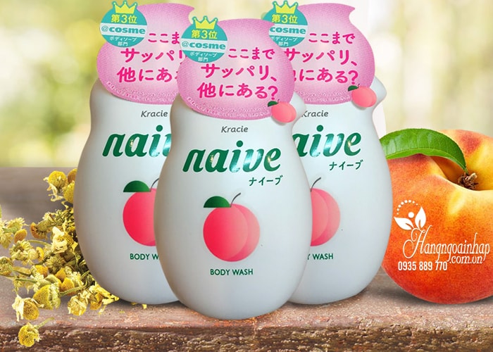 sua-tam-duong-da-kracie-naive-body-wash-530-ml-nhat-ban-1 Sữa tắm Kracie Naive Body Wash 530ml của Nhật Bản