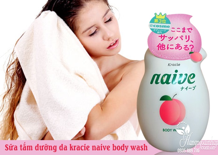 sua-tam-duong-da-kracie-naive-body-wash-530-ml-nhat-ban-2 Sữa tắm Kracie Naive Body Wash 530ml của Nhật