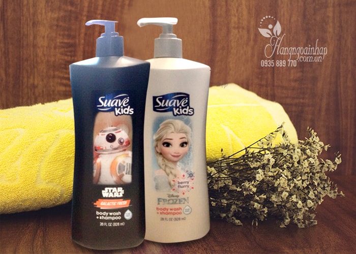 sua-tam-goi-suave-kids-828-ml-1 Sữa tắm gội cho bé Suave Kids Body Wash and Shampoo 828ml