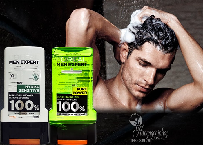 sua-tam-goi-toan-than-loreal-men-expert-5-in-1-300-ml-4 Sữa tắm gội toàn thân L’oreal Men Expert 5 in 1 300ml của Pháp